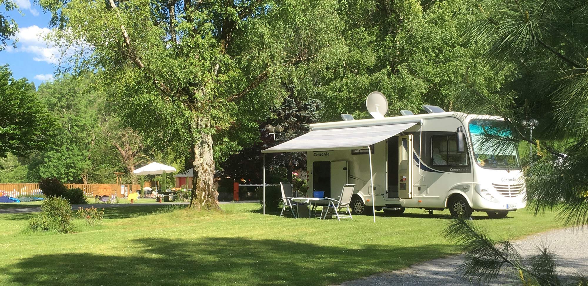 Aire pour camping-car à Lourdes