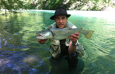 Pêcher dans le Gave de Pau