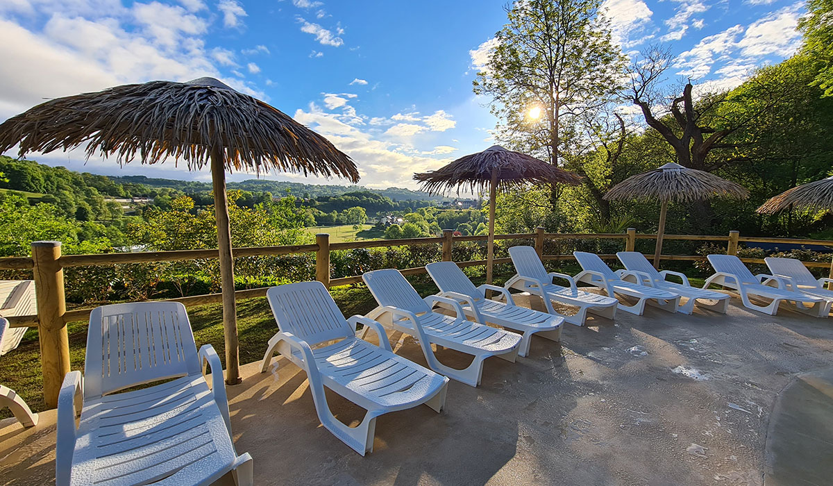 piscine vue panoramique Gave de Pau